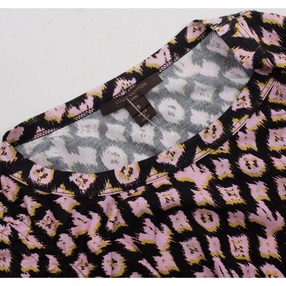 Louis Vuitton by Marc Jacobs dress top sz S stretch LV monogram bodycon pink - Picture 13 of 16